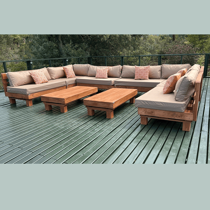 Set Seccional de Terraza 8  Piezas 2