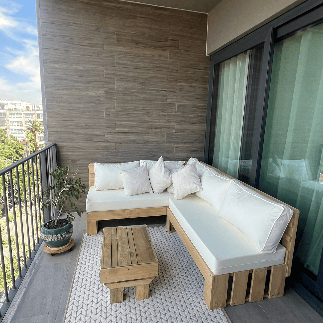 Set Terraza Para Departamento Paletstilo®  1