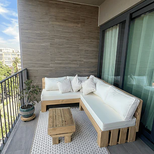 Set Terraza Para Departamento Paletstilo® 