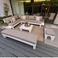 Set Seccional Terraza XL Zen con Banqueta y Taburetes - Miniatura 4