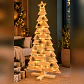 Árbol de Navidad de Madera 176 cm | Paletstilo® - Miniatura 1