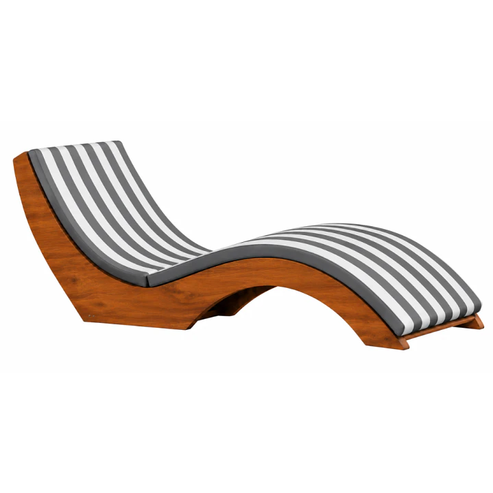 Reposera de Madera con Cojinería Paletstilo® 4