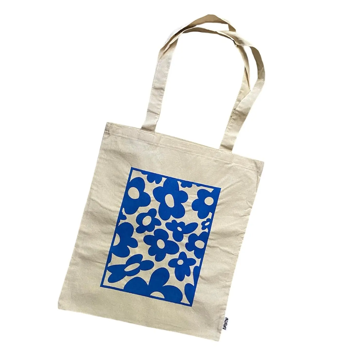 Tote Bag Flores Azul 1