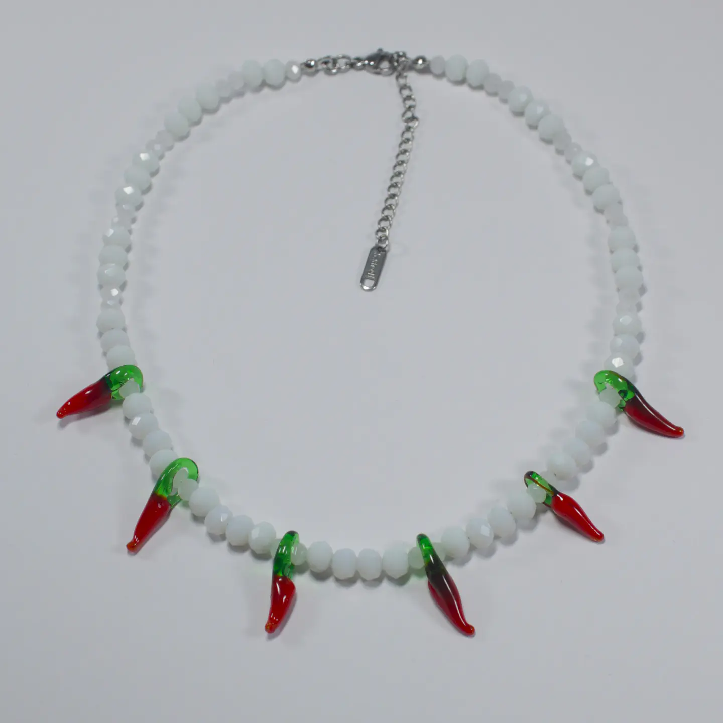 Collar Blanco Ají  2