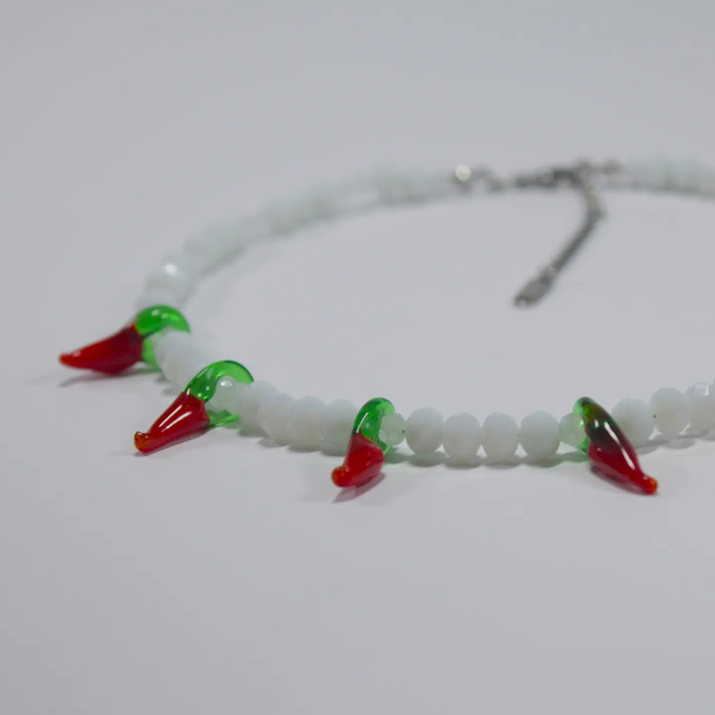 Collar Blanco Ají  1