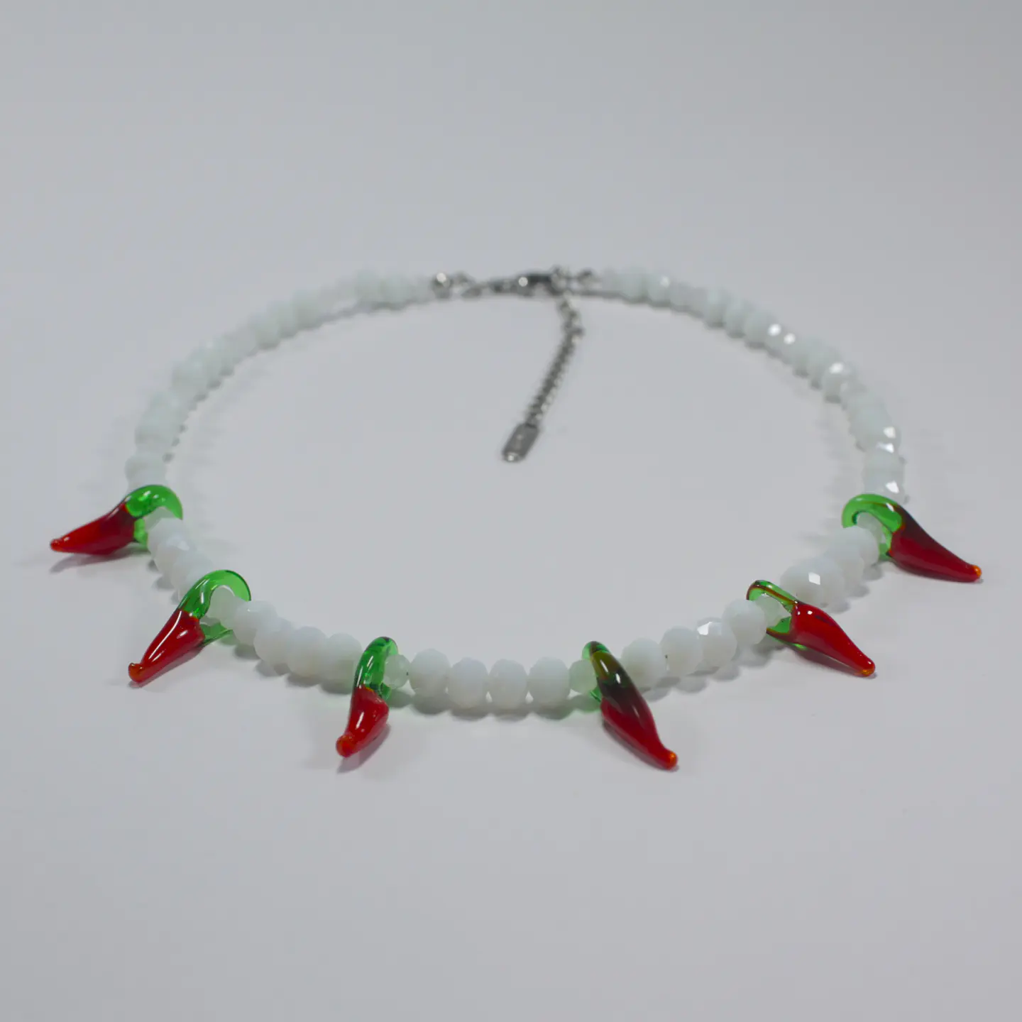 Collar Blanco Ají  3