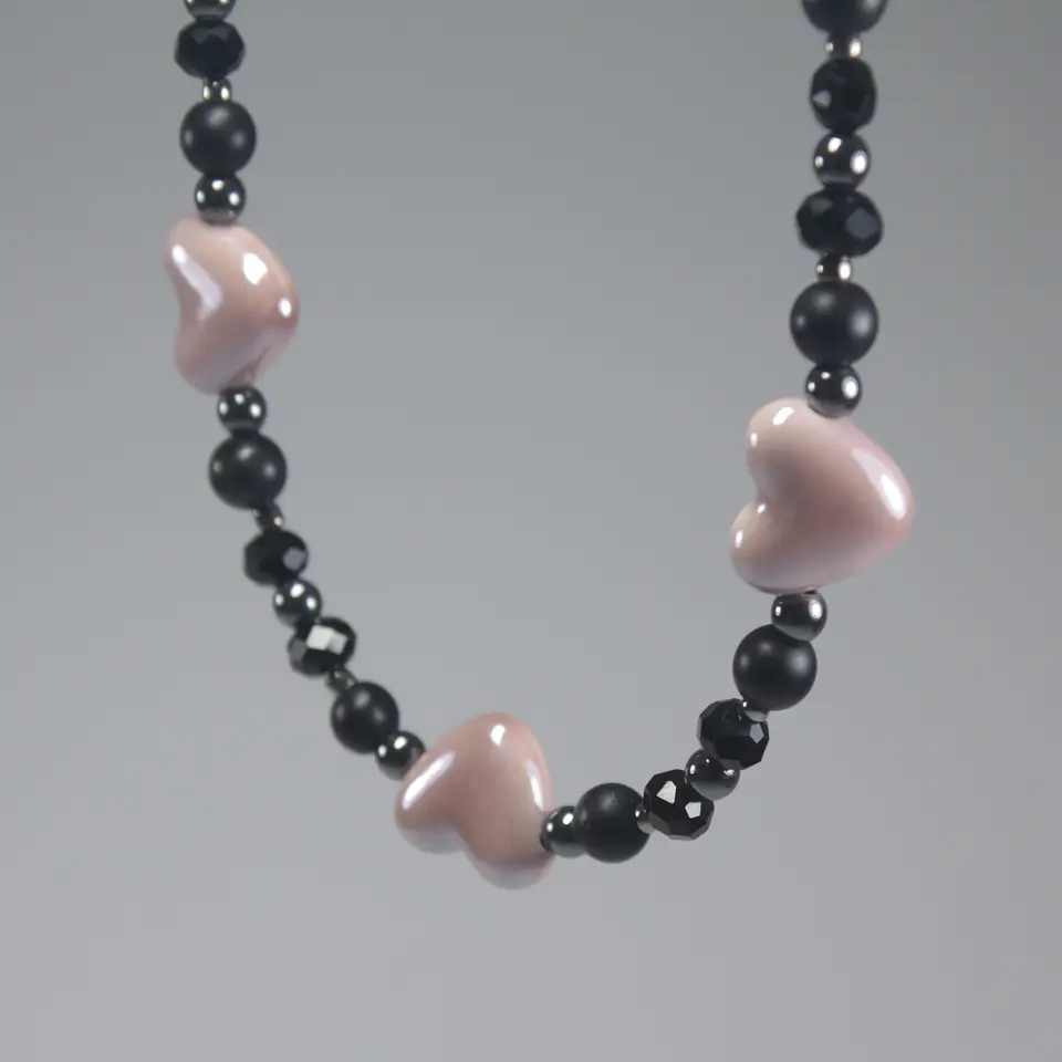 Collar Cuore Rosa N 3