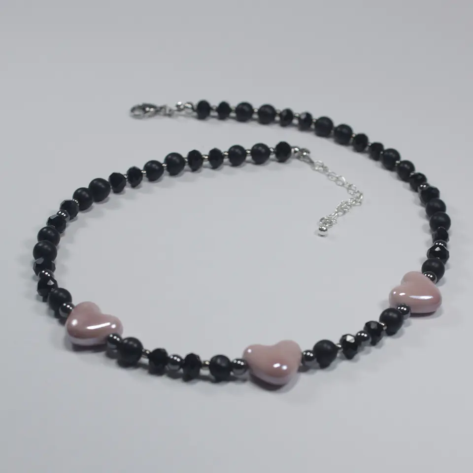 Collar Cuore Rosa N 2