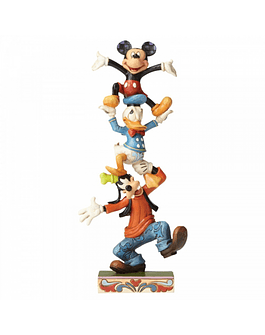Torre oscilante (Pateta, Pato Donald e estatueta de Mickey Mouse 