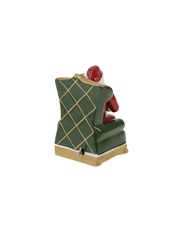 Villeroy & Boch Christmas Toys Papai Noel na cadeira com música
