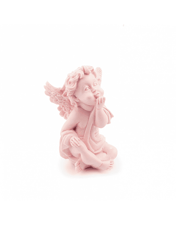 ANJO ROSA EM CERA AROMÁTICA ´PEONY ROSE` MANULENA