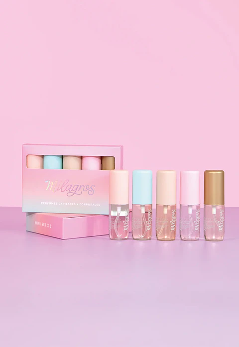Mini Set Milagros perfumes x5 unidades