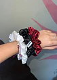 Scrunchies satín x3 unidades tamaño mini - Miniatura 5