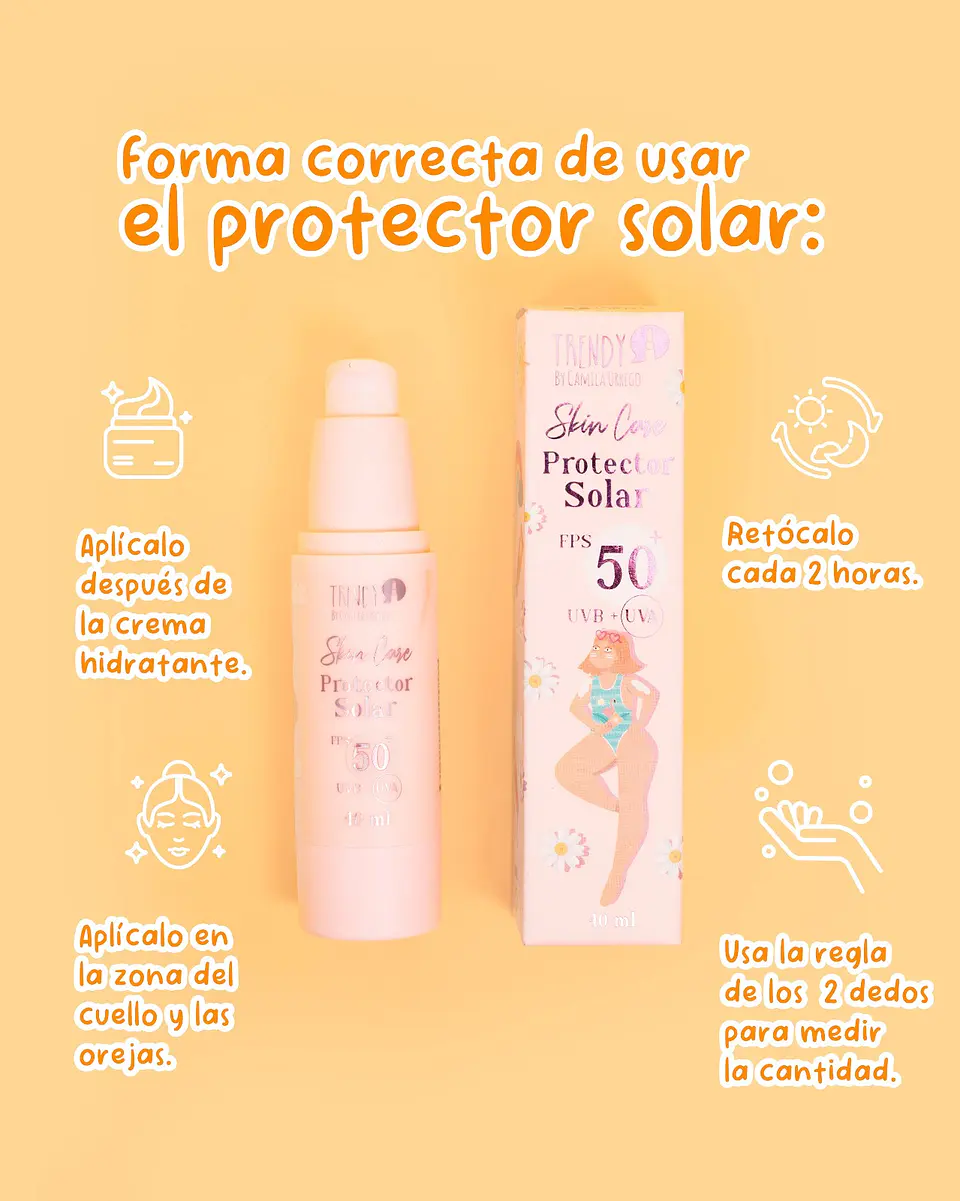 Bloqueador Solar Trendy FPS 50. (frasco) 2