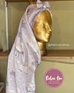 Gorro largo en seda satinada para dormir o para moto Palm On ♡ - Miniatura 4