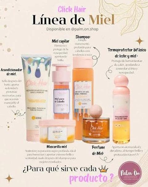 Kit completo línea de miel Click Hair