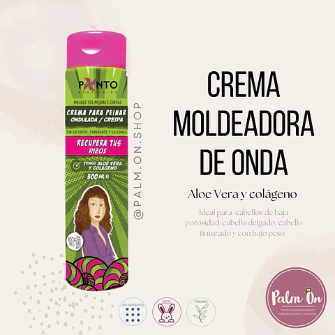 Crema para peinar Ponto Ondulada/crespa 300 ml 