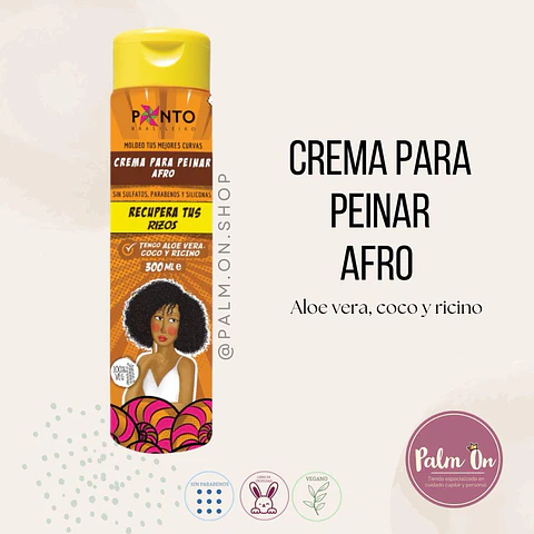 Crema para peinar Ponto Afro/crespo 300 ml 