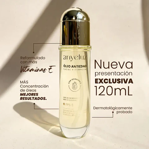 óleo antiedad Anyeluz Facial y corporal.