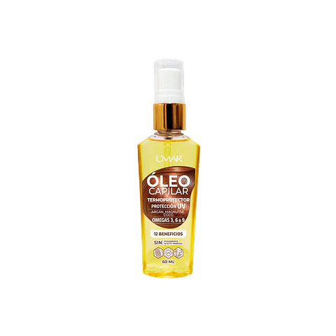Óleo capilar L´MAR Termoprotector protección UV con OMEGA 3,6 Y 9.