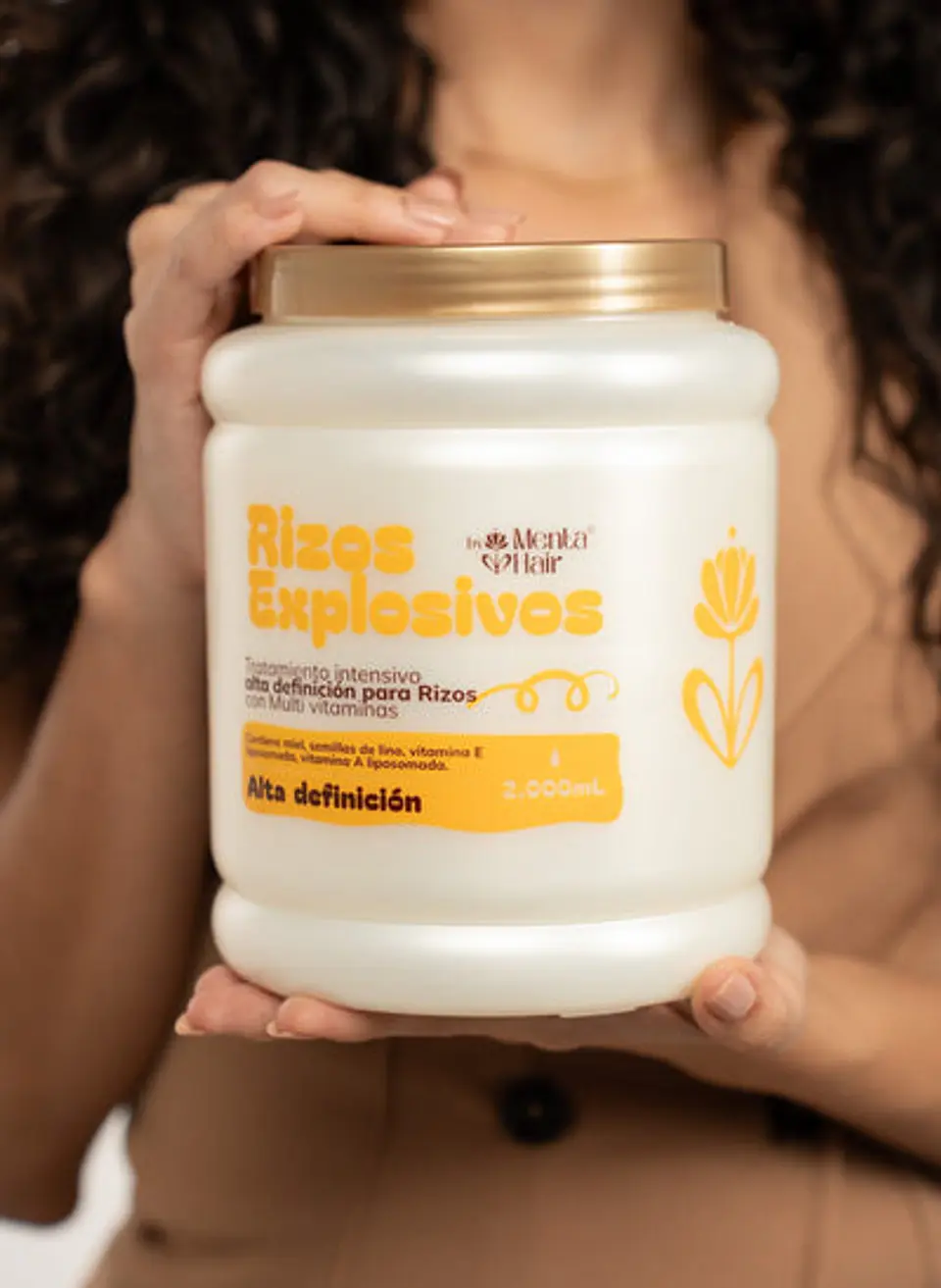 Tratamiento Capilar Rizos Explosivos X2.000ml Menta Hair 1