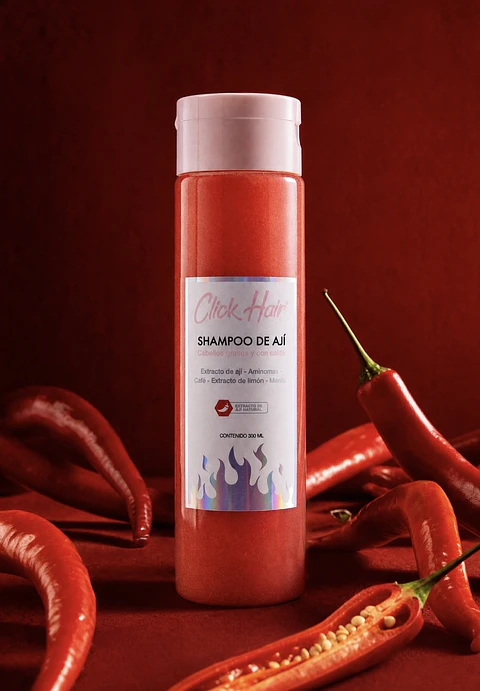 Shampoo de ají - Anticaída y control de grasa