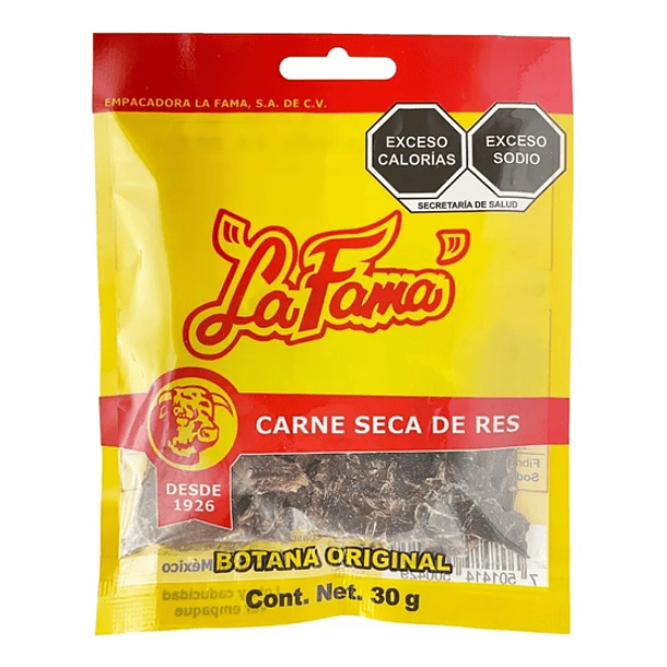 Carne seca de res La Fama 30gr 1