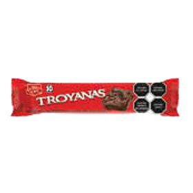 Galletas Troyanas Sabor Chocolate 80 grs