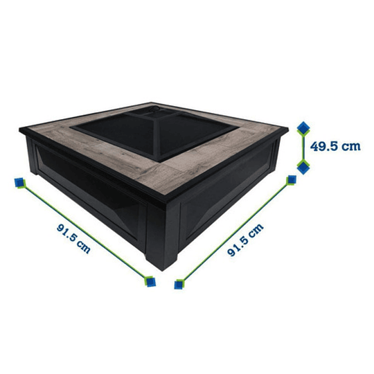 Calentador Chimenea Para Fogata Jardin Patio Exterior 26 Pul