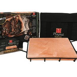 Bloque de Sal del Himalaya Kit Completo Profesional Pragná 7Kg con Funda