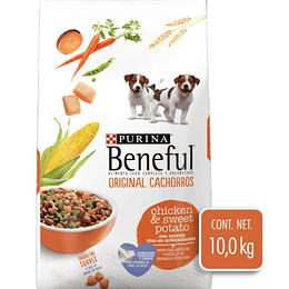 Alimento para perro Cachorro Beneful Sabor Pollo y Camote 10 Kg