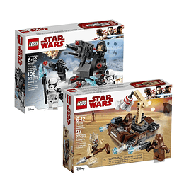 Lego Star Wars 2en1 Tatooine Battle&specialists Battle 205pz