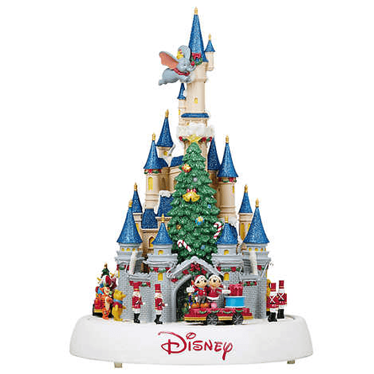 Castillo Disney Animado Navidad Musical con Luces Navideño