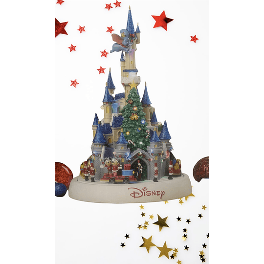 Castillo Disney Animado Navidad Musical con Luces Navideño