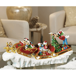 Trineo Navideño Disney con luces y música
