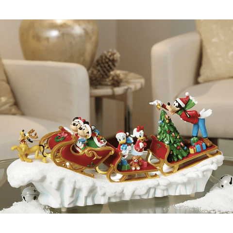 Trineo Navideño Disney con luces y música