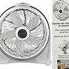 Abanico Ventilador Lasko Cyclone 20 PuLG. Piso Y Empotrable