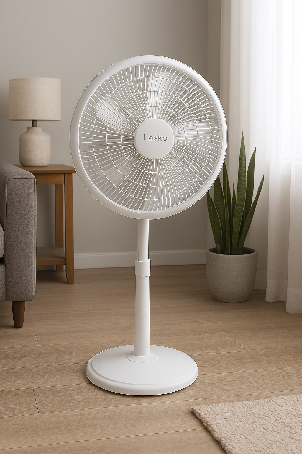 El Aliado Perfecto Contra el Calor: Descubre el Ventilador Lasko Pedestal Light Grey