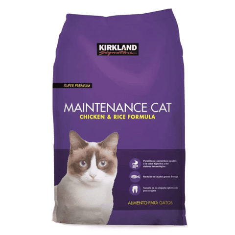 Alimento para Gato Kirkland Formula Pollo y Arroz 11 Kg