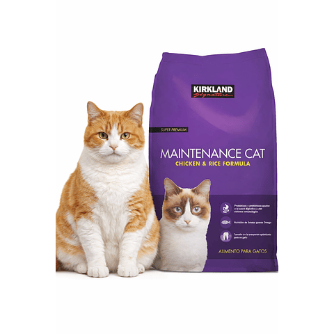 Alimento para Gato Kirkland Formula Pollo y Arroz 11 Kg