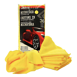 36 Piezas De Toallas, Paños De Microfibra Absorbentes 40.6cm Color Amarillo