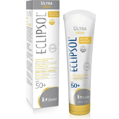 Eclipsol Ultra Bloqueador Solar Crema 50+ Fps 2 De 125g C/u