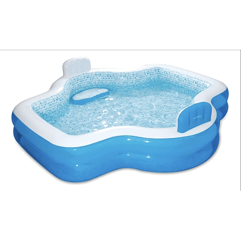 Alberca Inflable Summer Waves Familiar Color Azul