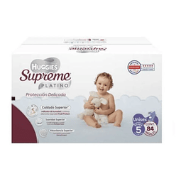Pañales Huggies Supreme Etapa 5 84 Piezas