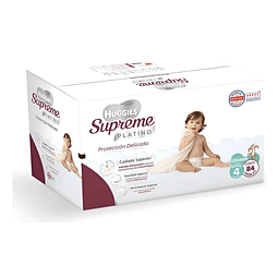 Pañales Huggies Supreme Etapa 4 84 Piezas