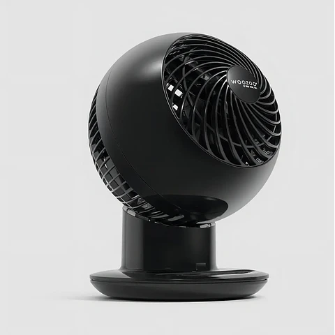 Woozoo Ventilador De Globo Multidireccional 5 Velocidades Color Negro