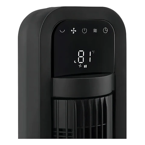 Ventilador De Torre Omnibreeze Silencioso 97cm Alto panel Touch con Control Remoto