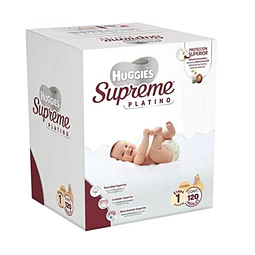 Pañales Huggies Supreme Platino Etapa 1 120 Piezas