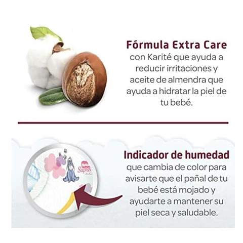 Pañales Huggies Supreme Platino Etapa 1 120 Piezas