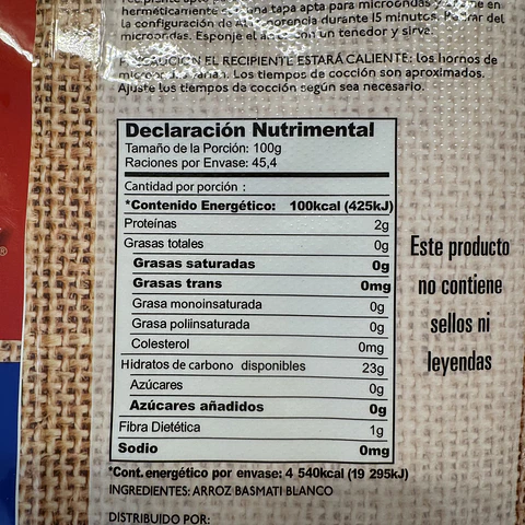 Arroz Basmati Kirkland Signature - Bolsa de 4.54 kg (11 lbs)